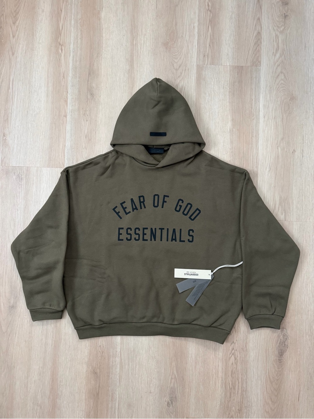 Essentials Fear of God Olive Hoodie